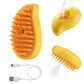 Electric Cat Grooming Brush with Steam Spray – 3‑in‑1 Rechargeable Hair Removal Comb