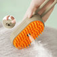 Electric Cat Grooming Brush with Steam Spray – 3‑in‑1 Rechargeable Hair Removal Comb